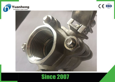 SS316 BSP Van điều khiển dòng chảy bằng thép không rỉ 3PC nhà cung cấp