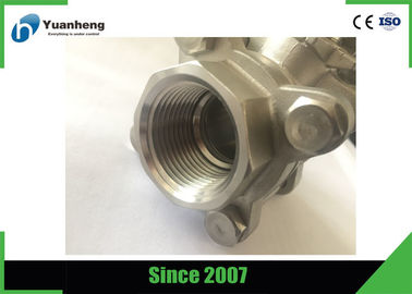 SS316 BSP Van điều khiển dòng chảy bằng thép không rỉ 3PC nhà cung cấp