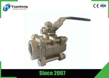 SS316 BSP Van điều khiển dòng chảy bằng thép không rỉ 3PC nhà cung cấp