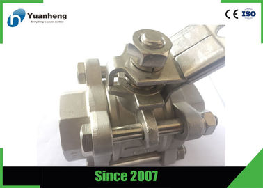 SS316 BSP Van điều khiển dòng chảy bằng thép không rỉ 3PC nhà cung cấp
